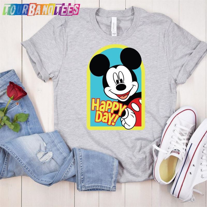 Mickey Happy Day T-Shirts Disneyland Shirt For Kids Disney World Shirts Unisex Hoodie 29Uf178599 – Utopia Fashion