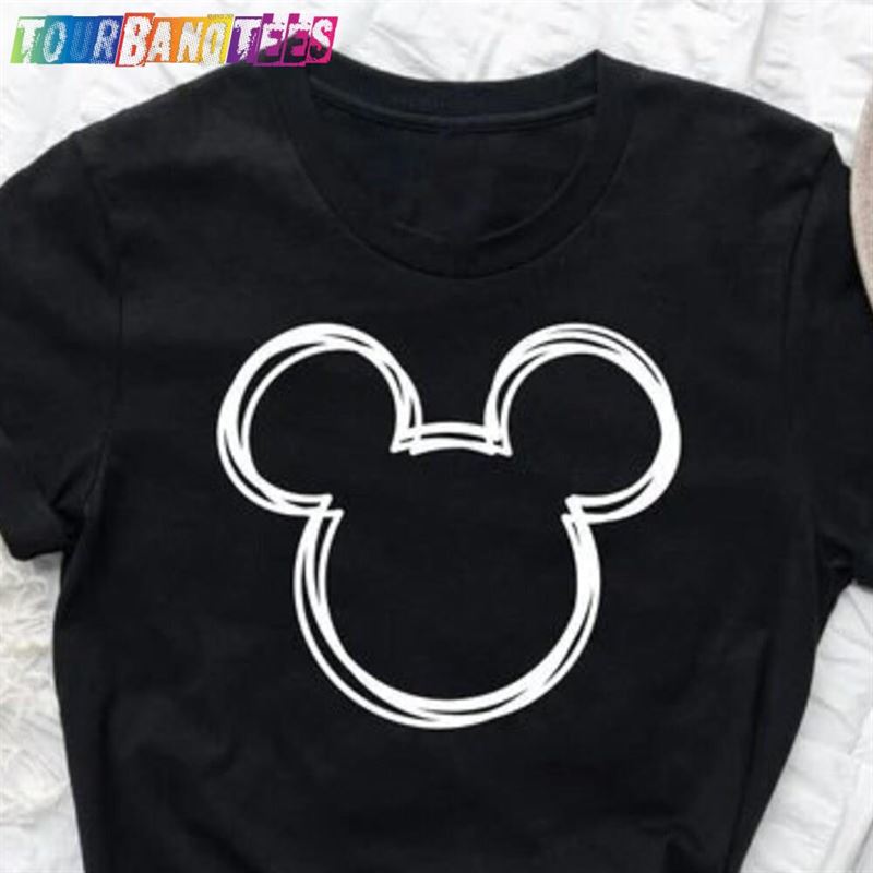 Mickey Sketch Shirt Simple Disney Outline Shirts Sweatshirt Classic 29Uf178288 – Utopia Fashion