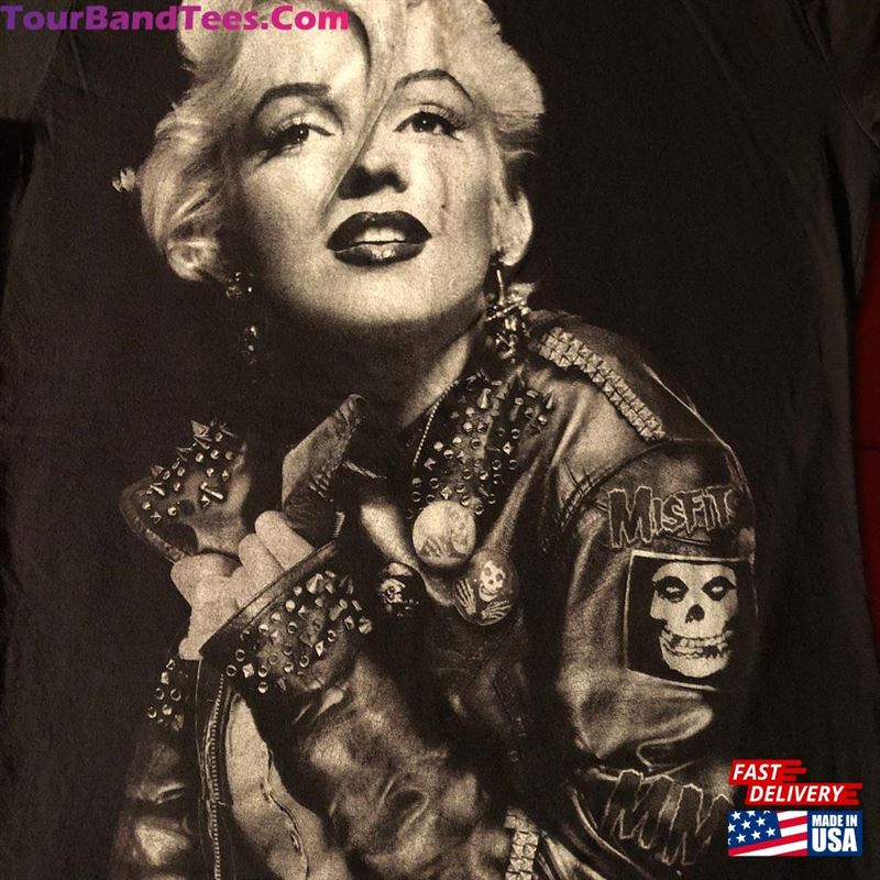 Misfits Marilyn Monroe Classic Punk Rock Band Model Actress Collaboration T-Shirt Sweatshirt 29Uf165025 – Utopia Fashion