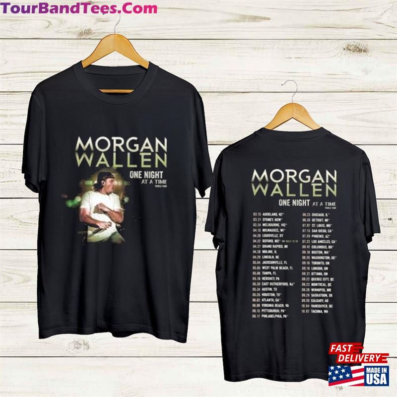 Morgan Wallen One Night At A Time Tour Shirt Unisex T-Shirt Full Size S 5Xl 29Uf167270 – Utopia Fashion