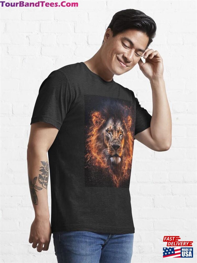 Moroccan Atlas Lion Essentiel T-Shirt Classic 29Uf181831 – Utopia Fashion