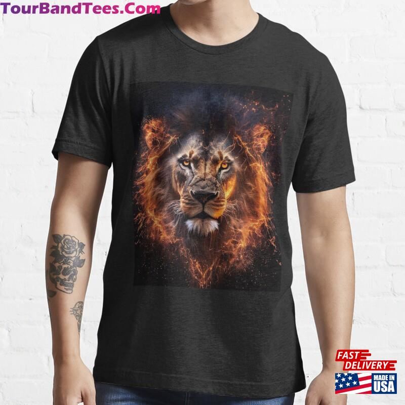 Moroccan Atlas Lion Essentiel T-Shirt Classic 29Uf181831 – Utopia Fashion