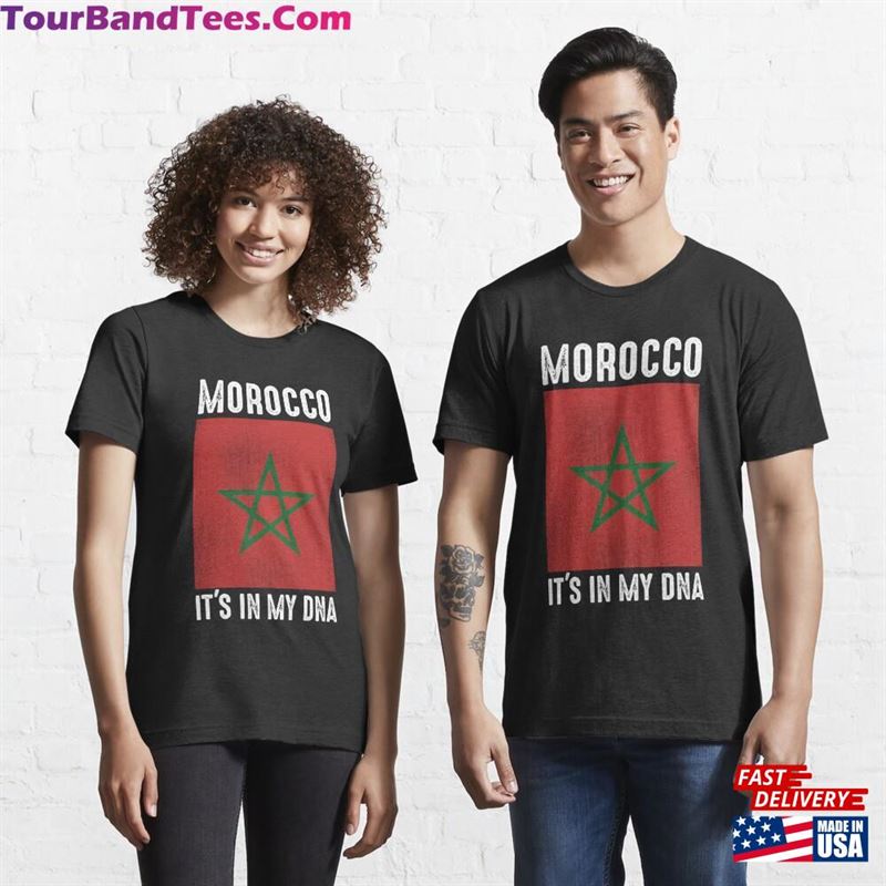 Morroco Its In My Dna Flag Essential T-Shirt Unisex Hoodie 29Uf187347 – Utopia Fashion