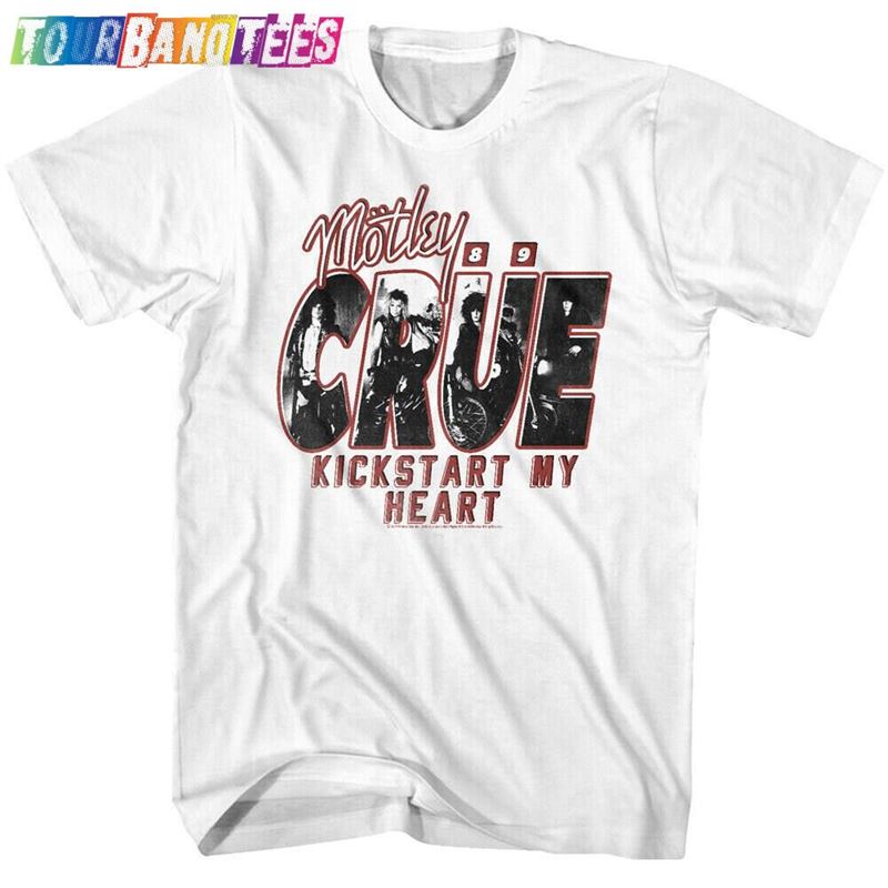 Motley Crue Men’S T-Shirt Kickstart My Heart Album Graphic Tee Hard Rock Concert Tour Merch Vintage 80S Heavy Metal Music Lover Tshirt Hoodie 29Uf174693 – Utopia Fashion