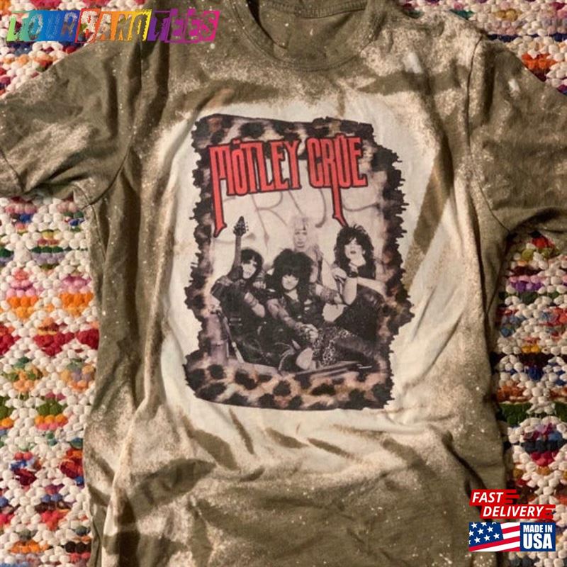 Motley Crue Vintage Bleachie Tee Unisex Hoodie 29Uf170562 – Utopia Fashion