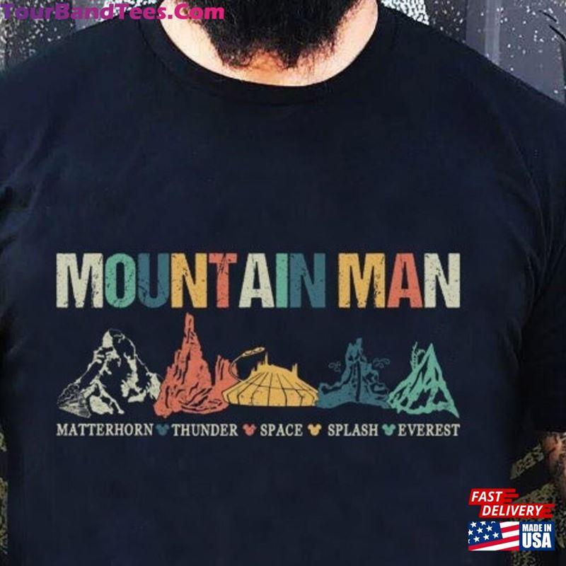 Mountain Man Disney Shirt Attractions Ride Shirts Gift Idea For Dad Unisex Hoodie 29Uf166912 – Utopia Fashion