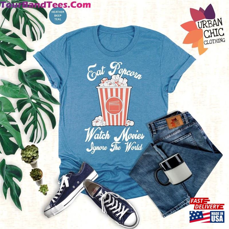 Movie Popcorn Shirt Eat Lover Gift Hoodie Sweatshirt 29Uf187002 – Utopia Fashion