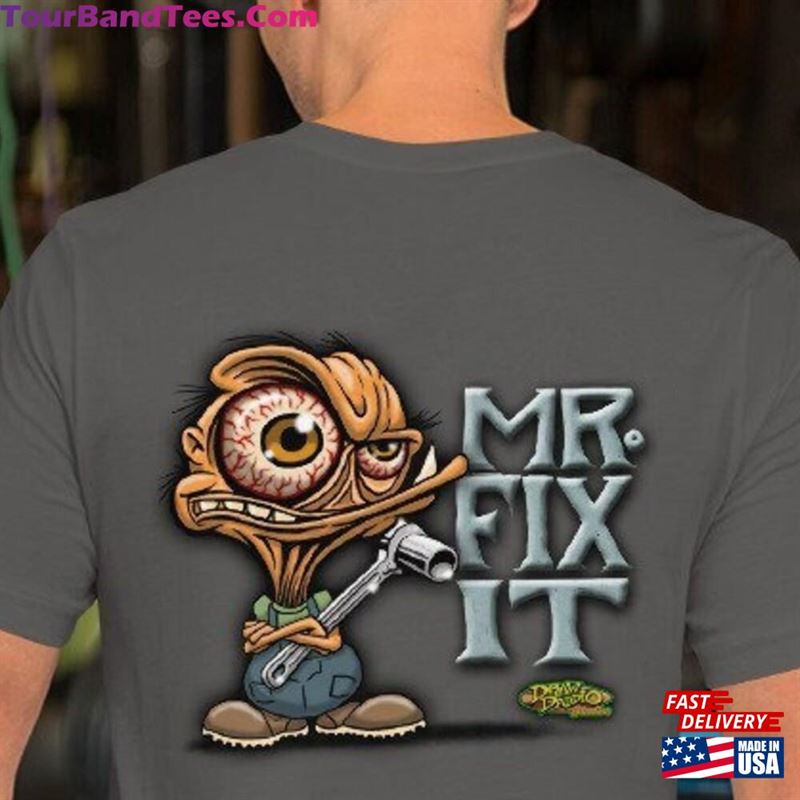 Mr Fix It Back Sweatshirt Unisex 29Uf167761 – Utopia Fashion