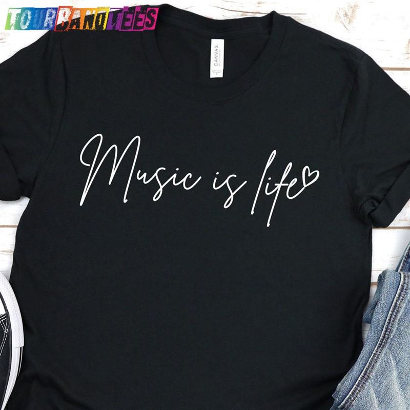 Music Is Life Shirt Quotes Lovers Gift Classic Sweatshirt 29Uf180292 – Utopia Fashion