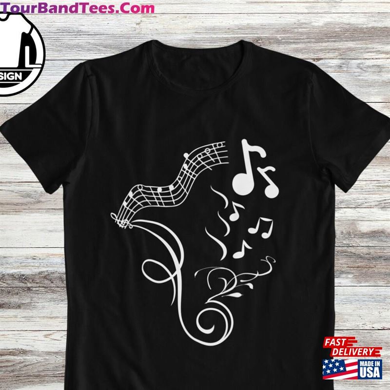 Music Note Design Shirt Musician T-Shirt With Classic Sweatshirt 29Uf182034 – Utopia Fashion