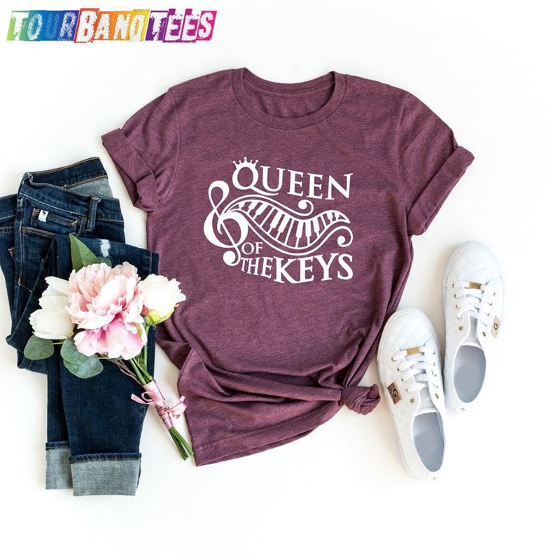 Music Shirt Queen Of The Keys Piano Sweatshirt Unisex 29Uf180283 – Utopia Fashion