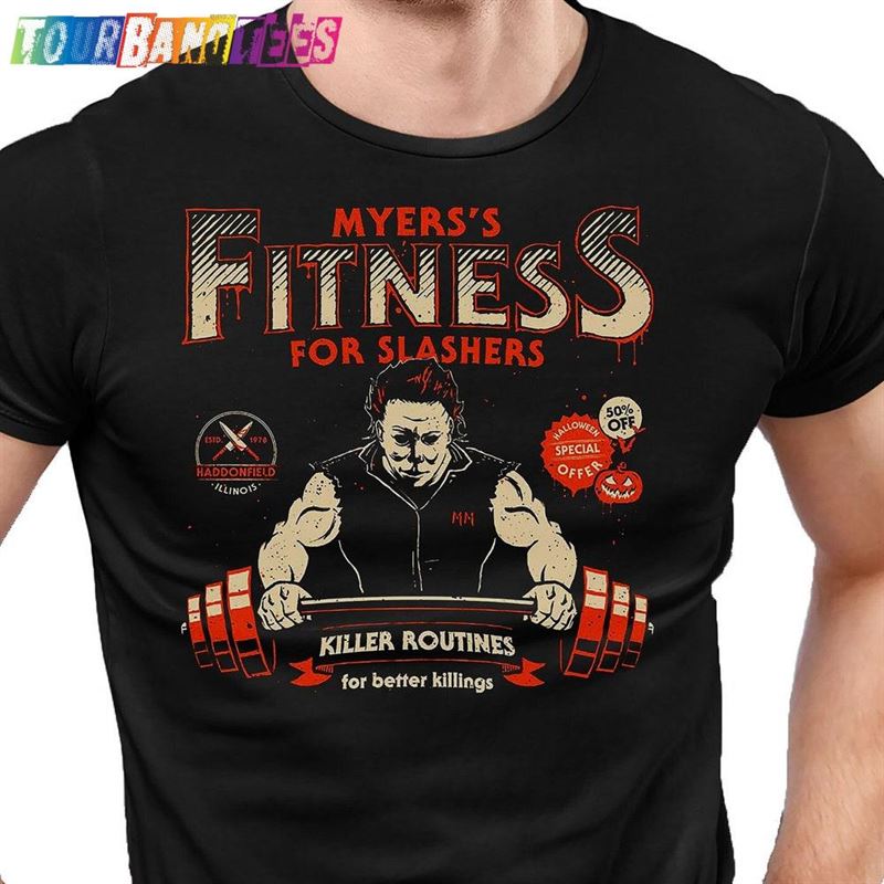 Myers Fitness Gym T-Shirt Men’S Tee Shirt Gamers Shirts Geek Training Top Funny Anime Classic Sweatshirt 29Uf179084 – Utopia Fashion