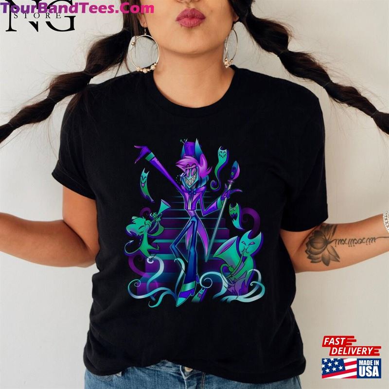 Neon Alastor’S Show T-Shirt Hazbin Hotel Shirt Unisex Classic 29Uf167147 – Utopia Fashion