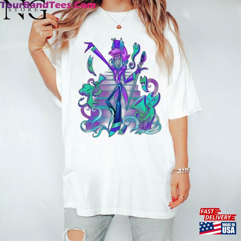 Neon Alastor’S Show T-Shirt Hazbin Hotel Shirt Unisex Classic 29Uf167147 – Utopia Fashion