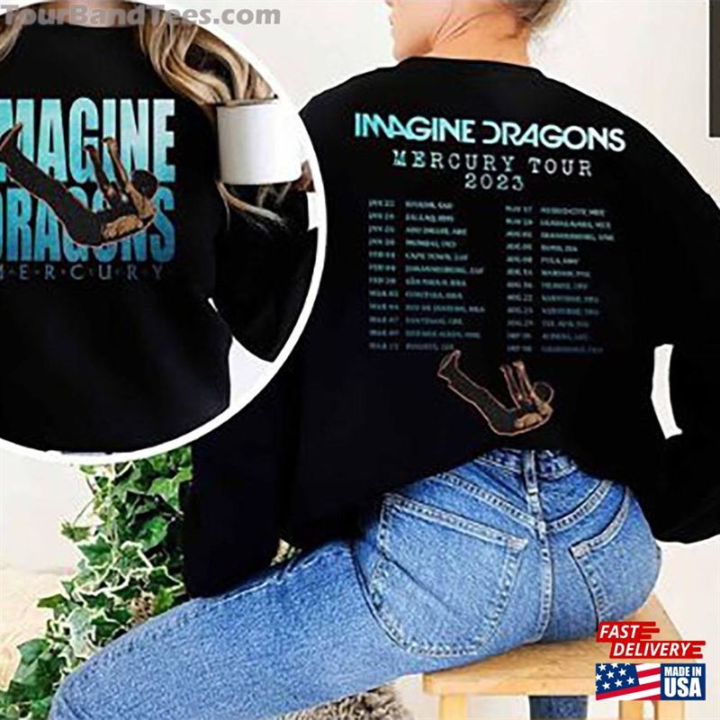 New Imagine Dragon T Shirt T-Shirt From The Mercury World Tour Classic Sweatshirt 29Uf171314 – Utopia Fashion