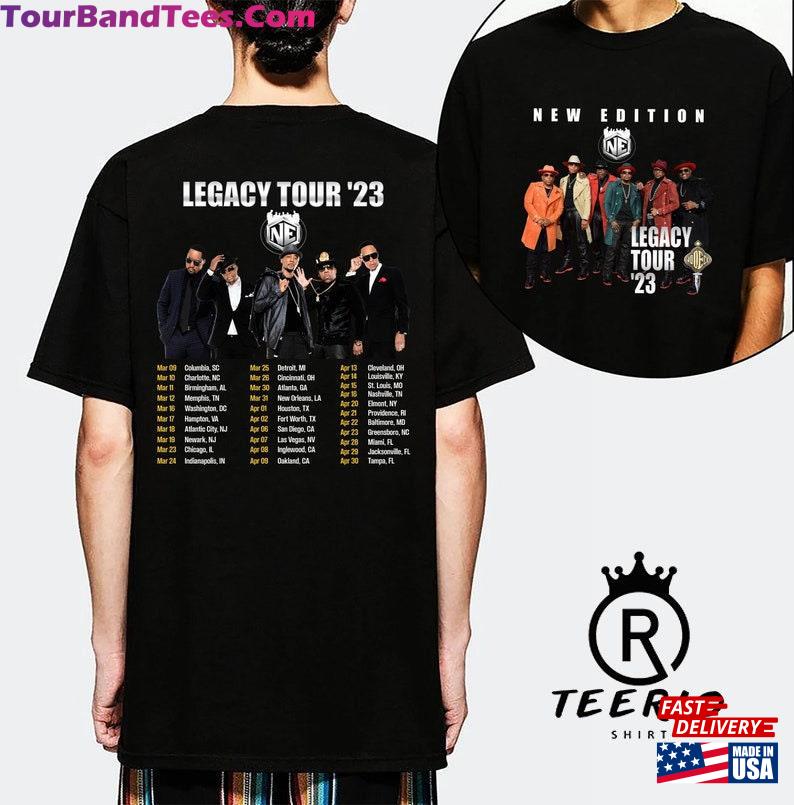 New Edition Band Retro Shirt Legacy Tour Merch T-Shirt Hoodie 29Uf166708 – Utopia Fashion