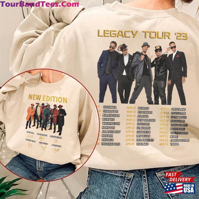 New Edition Band Retro Shirt Legacy Tour Merch Unisex T-Shirt 29Uf186923 – Utopia Fashion