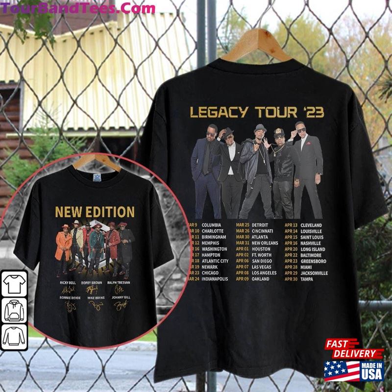 New Edition Band Retro Shirt Legacy Tour Merch Unisex T-Shirt 29Uf186923 – Utopia Fashion