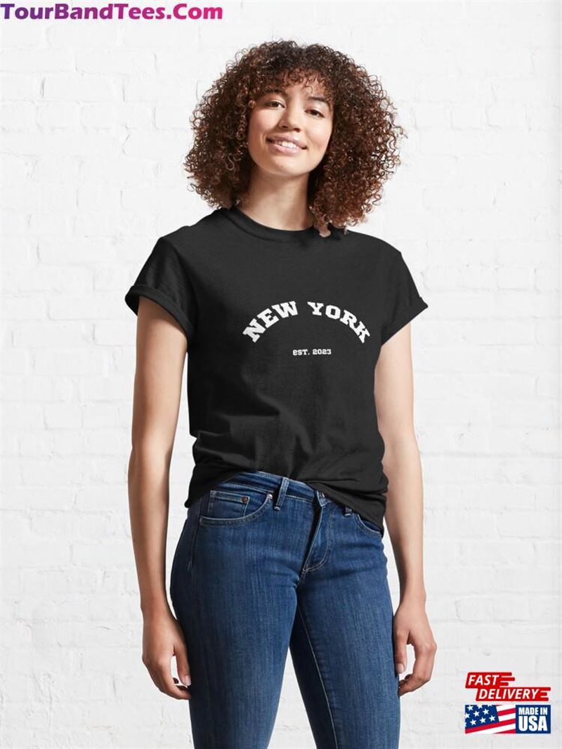 New York City Est Classic T-Shirt Unisex 29Uf182486 – Utopia Fashion