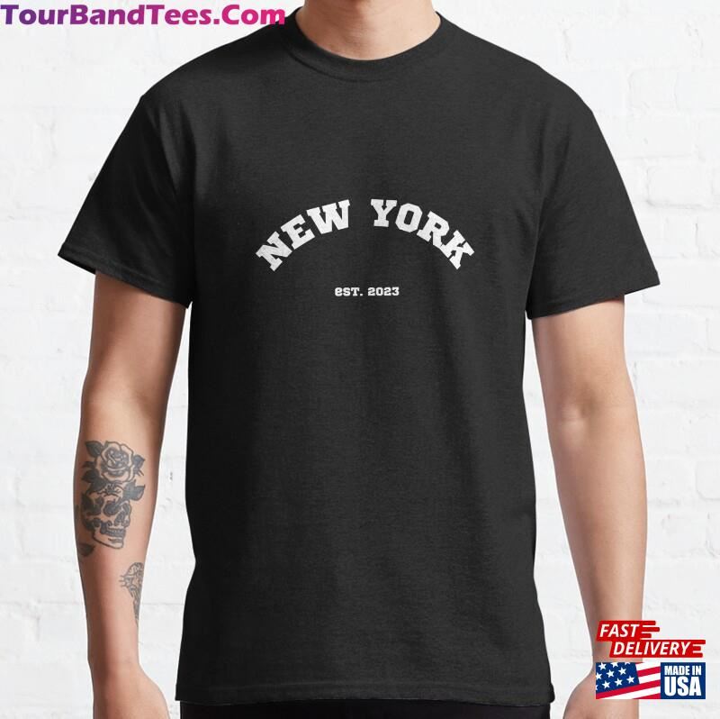 New York City Est Classic T-Shirt Unisex 29Uf182486 – Utopia Fashion