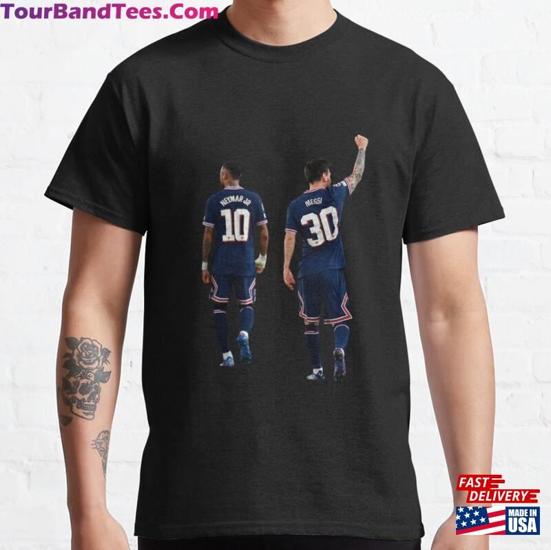 Neymar With Messi Classic T-Shirt Sweatshirt Unisex 29Uf172841 – Utopia Fashion