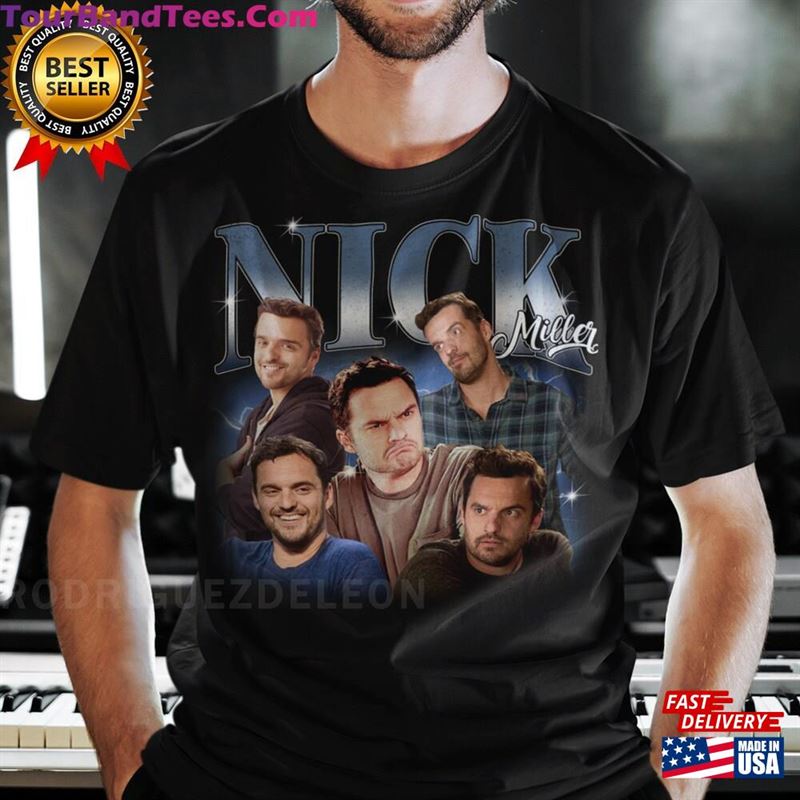 Nick Miller Shirt Homage Vintage T-Shirt Retro Fan Tees Hoodie 29Uf166021 – Utopia Fashion