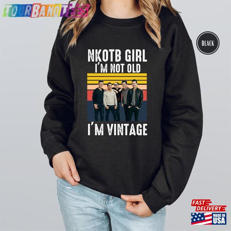 Nkotb Girl Sweatshirt Vintage Girls Shirt New Kids On The Block Hoodie Unisex 29Uf172616 – Utopia Fashion