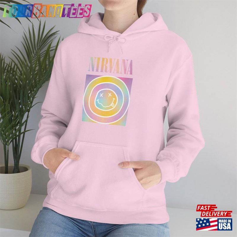 Nlrvana Smiley Face Hoodie Smile Tee Shirt Sweatshirt Classic 29Uf169845 – Utopia Fashion