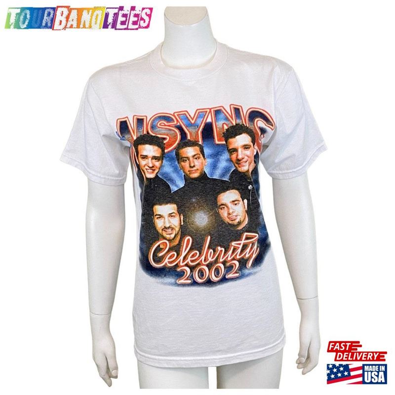 Nsync Celebrity Tour T-Shirt Adult S White Short Sleeve Classic 29Uf171408 – Utopia Fashion