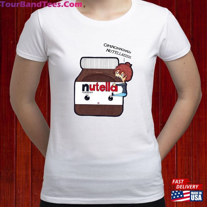 Nutella T-Shirt Omnomnom Funny Anime Shirt I Love Tee Women’S For Woman Chocolate (T261) Sweatshirt Hoodie 29Uf181940 – Utopia Fashion