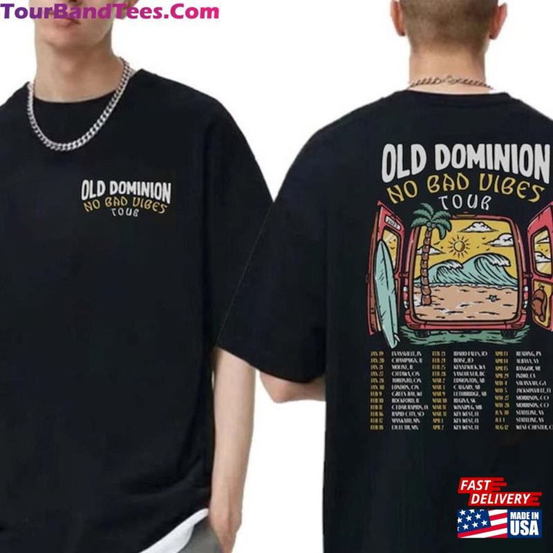 Old Dominion Band No Bad Vibes Tour Shirt Music Sweatshirt Rock Hoodie Unisex 29Uf168660 – Utopia Fashion