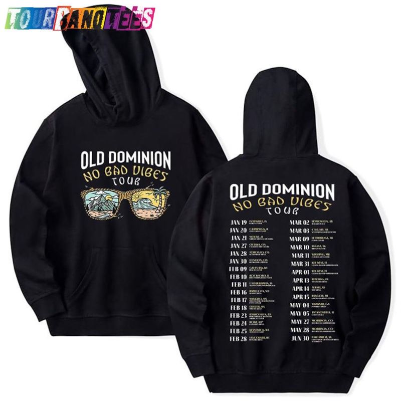 Old Dominion Tour Hoodie No Bad Vibes Shirt Classic 29Uf166645 – Utopia Fashion