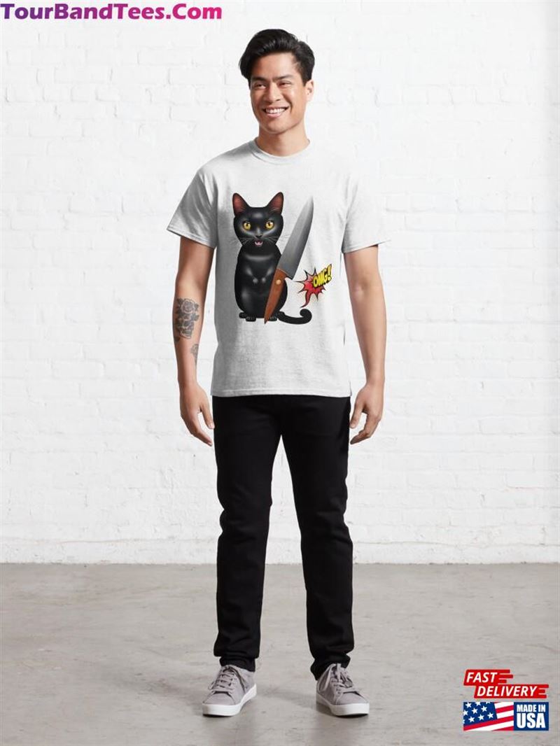 Omg Funny Cat Design Classic T-Shirt Hoodie Sweatshirt 29Uf177854 – Utopia Fashion