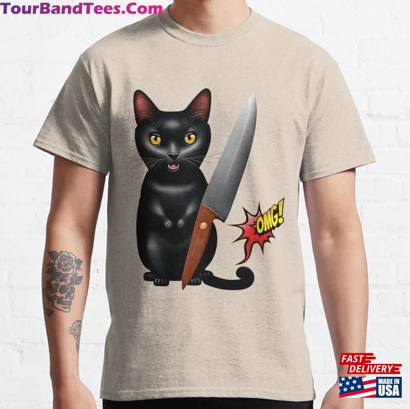 Omg Funny Cat Design Classic T-Shirt Sweatshirt 29Uf177891 – Utopia Fashion