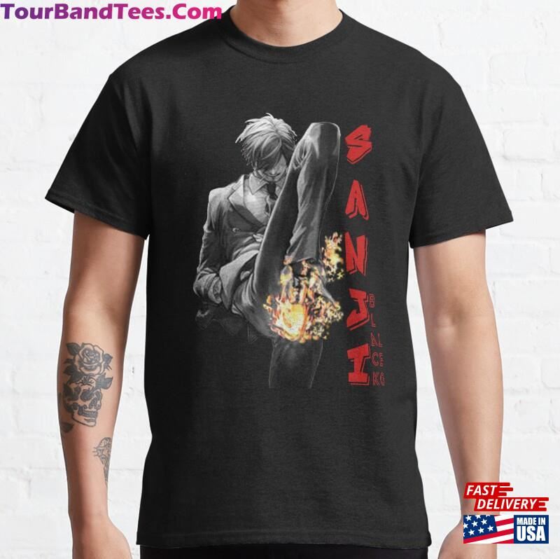 One Piece Sanji Black Leg Sticker T Shirt White Fire Red Classic T-Shirt Sweatshirt Hoodie 29Uf181868 – Utopia Fashion