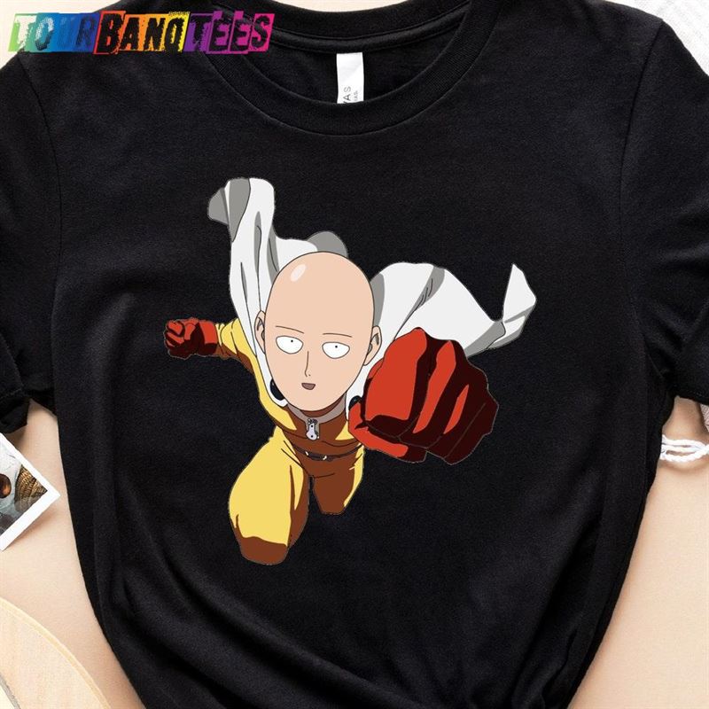 One Punch Man Tee Saitama Fan Shirt Anime Lover T-Shirt Hoodie 29Uf177162 – Utopia Fashion