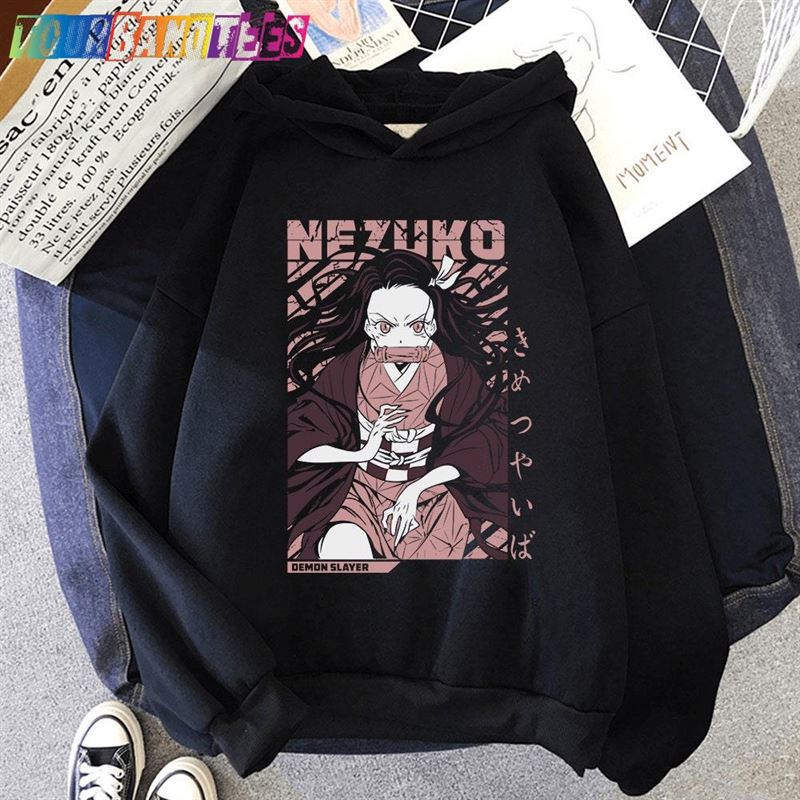 Oversized Black Anime Hoodie Unisex Sweatshirt Funny Otaku Gift 29Uf177768 – Utopia Fashion