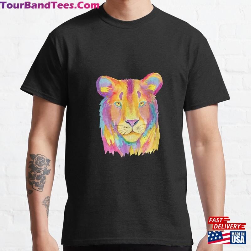 Painted Lion T-Shirt Sweatshirt 29Uf167689 – Utopia Fashion