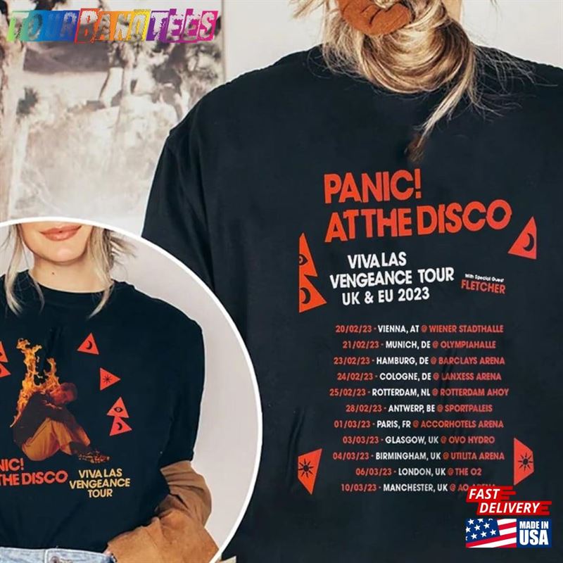 Panic At The Disco Viva Las Vengeance Tour Shirt T-Shirt Hoodie 29Uf166226 – Utopia Fashion