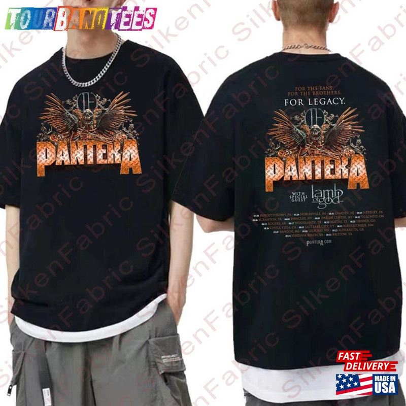 Pantera Tour With Lamp Of God Shirt Band For Fan Metal Rock Concert Sweatshirt T-Shirt 29Uf173692 – Utopia Fashion