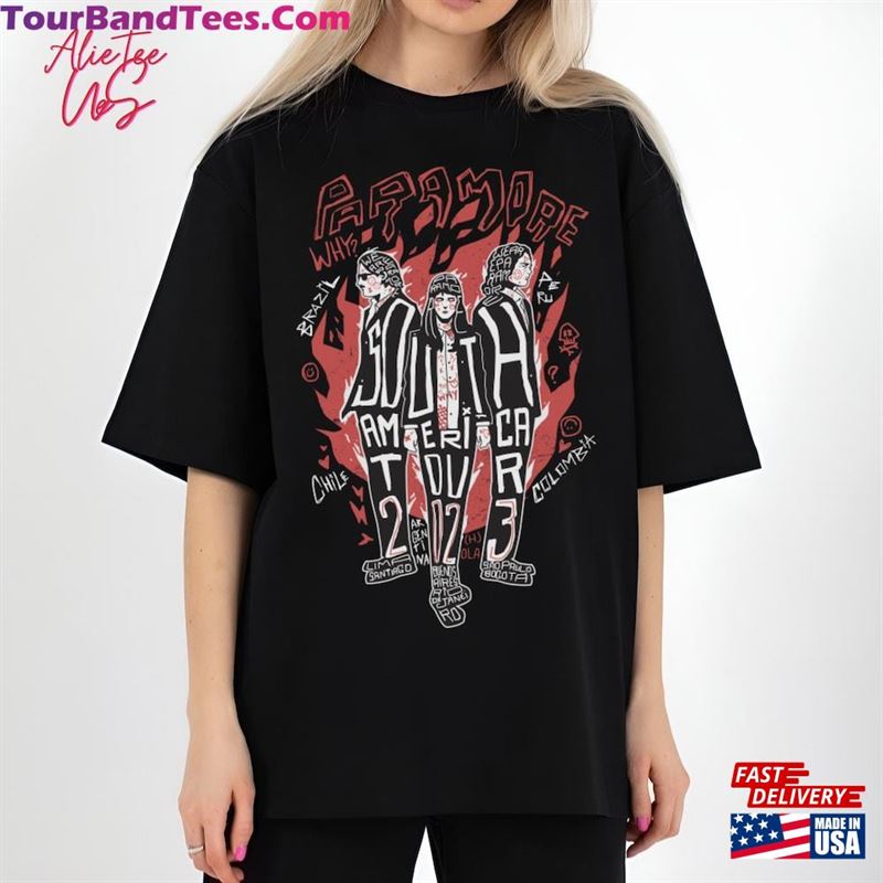 Paramore Rock Band Tour Vintage Shirt Hayley Williams Brand New Eyes Classic Unisex 29Uf168001 – Utopia Fashion