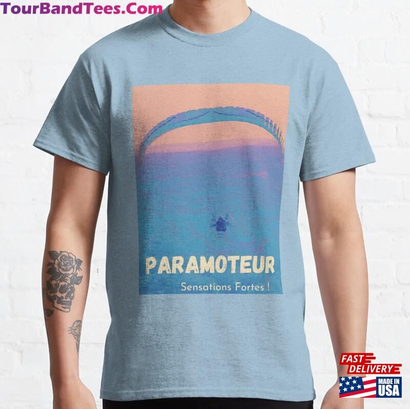 Paramotor Thrills! Classic T Shirt Hoodie T-Shirt 29Uf186579 – Utopia Fashion