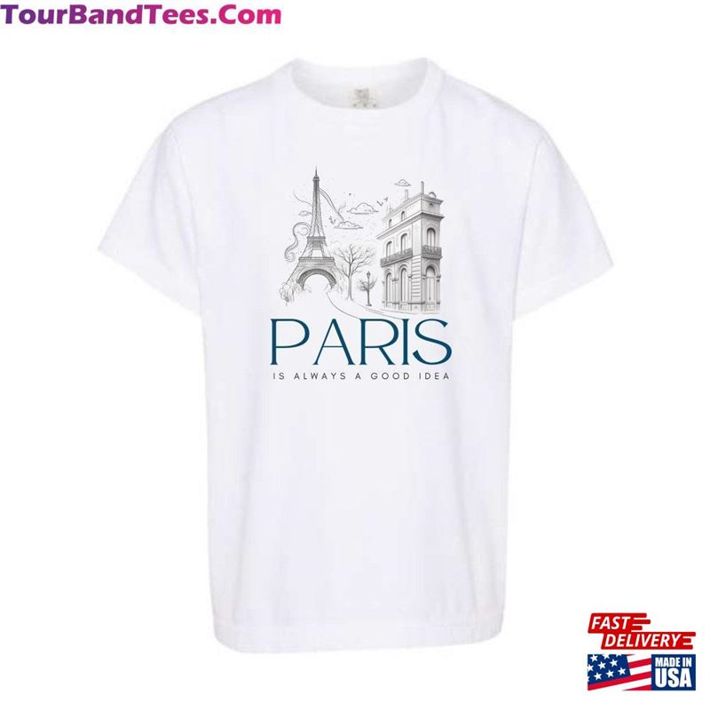 Paris Is Always A Good Idea Tee Audrey Hepburn Movie Quote Gift Kids T-Shirt Classic Sweatshirt 29Uf187082 – Utopia Fashion