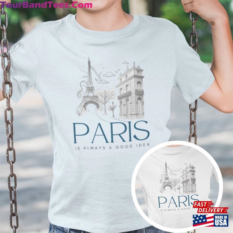 Paris Is Always A Good Idea Tee Audrey Hepburn Movie Quote Gift Kids T-Shirt Classic Sweatshirt 29Uf187082 – Utopia Fashion