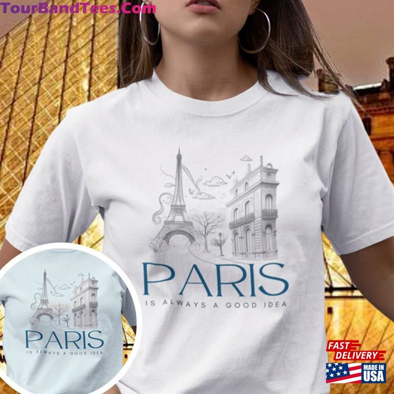 Paris Is Always A Good Idea Tee Audrey Hepburn Movie Quote Gift Women Classic Hoodie 29Uf187375 – Utopia Fashion