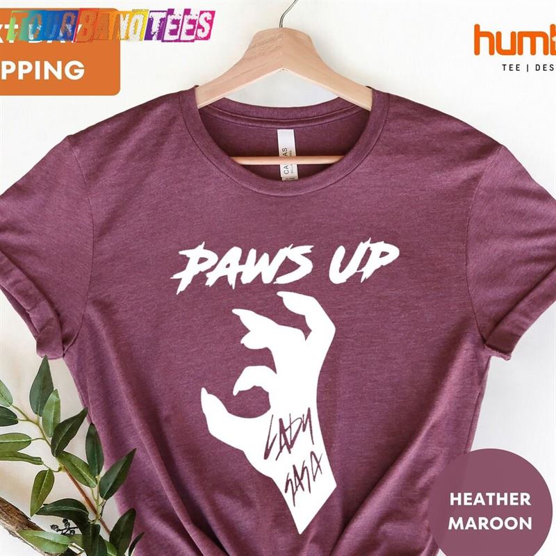 Paws Up Lady Gaga Shirt Women Rights Pro Choice Sweatshirt Classic 29Uf166784 – Utopia Fashion