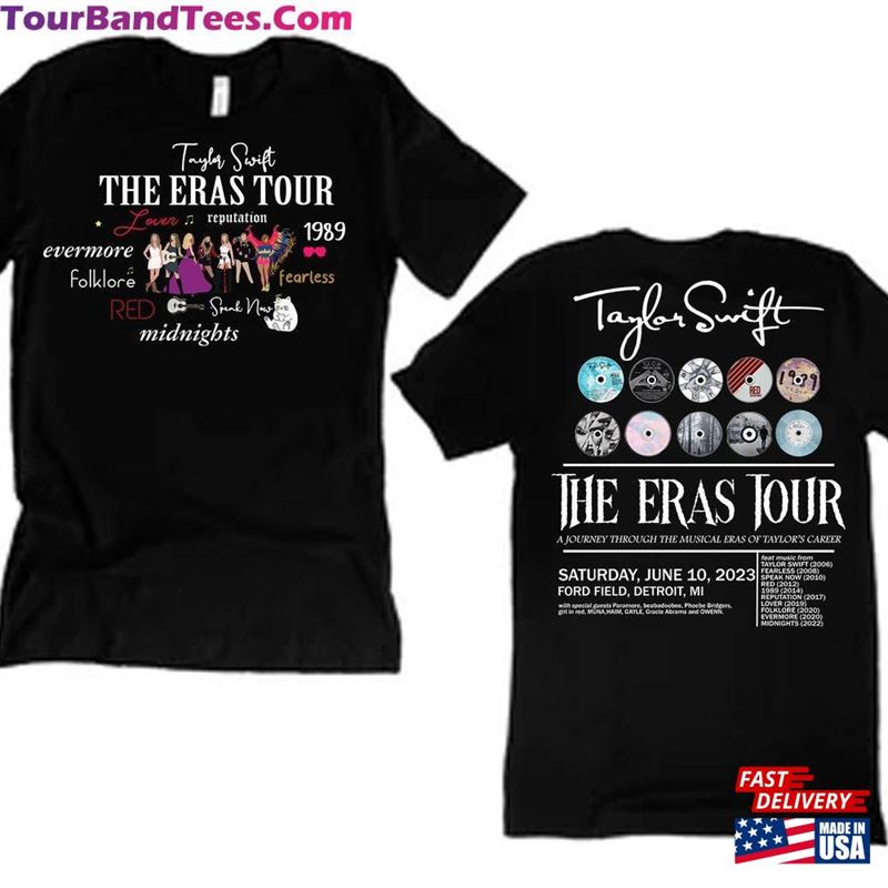 Personalisable The Eras Tour Date And Place Shirt Sweatshirt Side Taylor Unisex Classic 29Uf187094 – Utopia Fashion