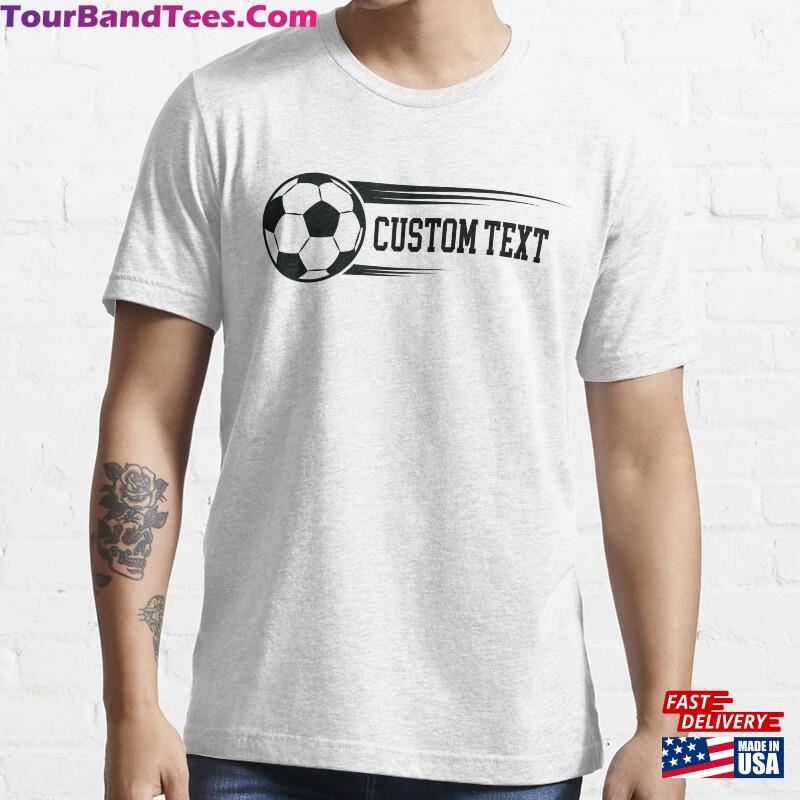 Personalized Soccer Ball With Custom Text Soulsportz Read The Descriptions Essential T-Shirt Hoodie Classic 29Uf187158 – Utopia Fashion