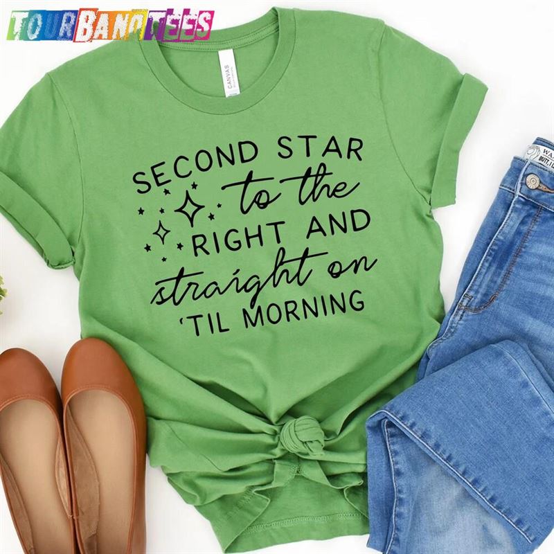 Peter Pan Shirt Disney Second Star To The Right Unisex T-Shirt 29Uf178250 – Utopia Fashion