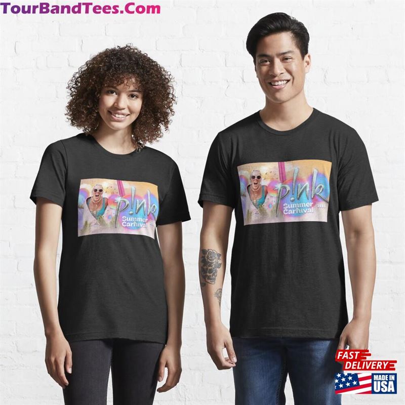 Pink The Carnival Of Summer Tour Mela1 Essential T-Shirt Unisex 29Uf172469 – Utopia Fashion